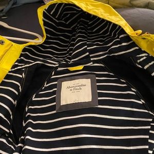 Women’s Abercrombie & Fitch Yellow Raincoat size L